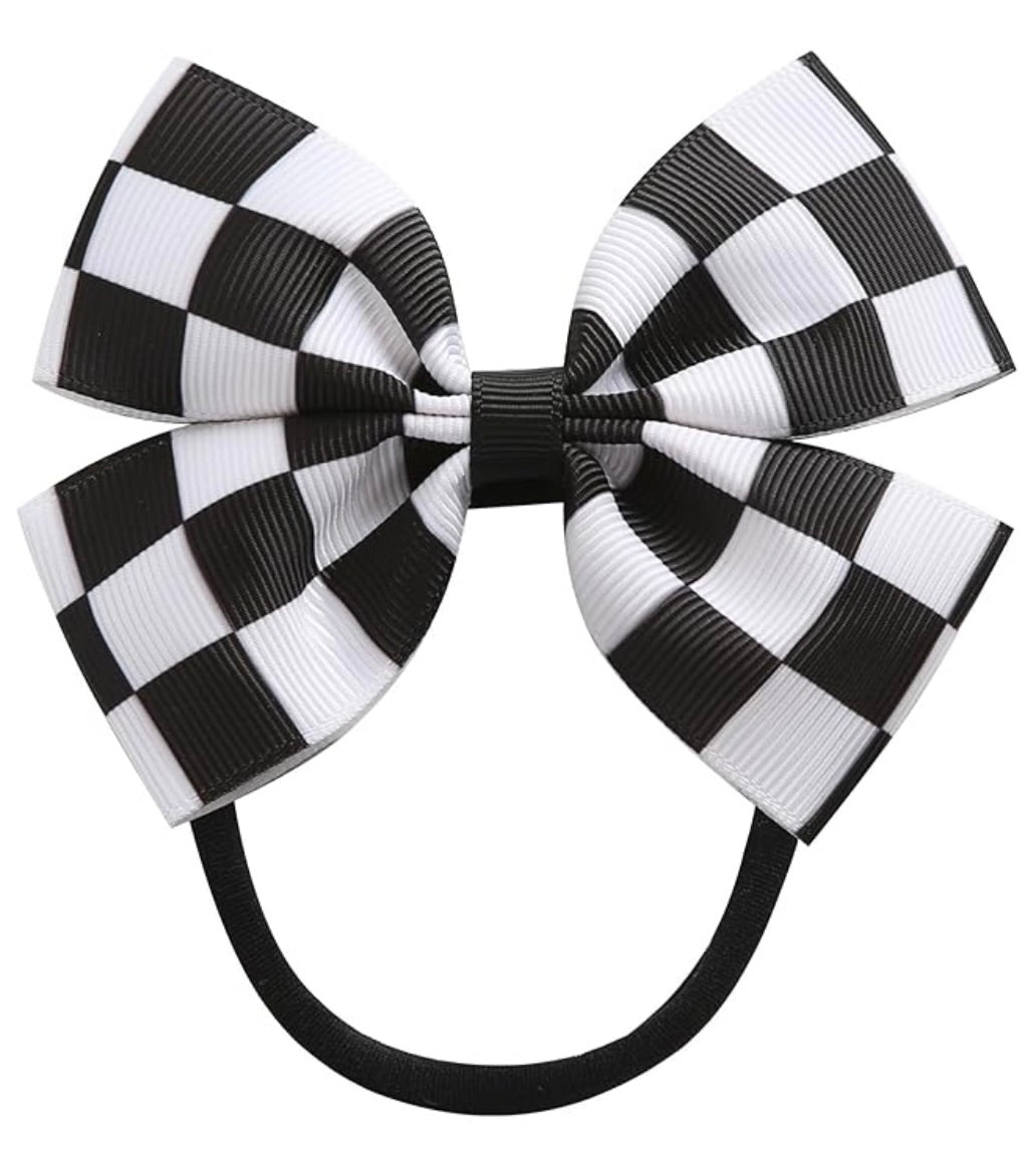 Baby/Toddler Checkered Bow Headband