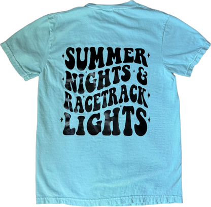 Summer Nights & Racetrack Lights T-Shirt