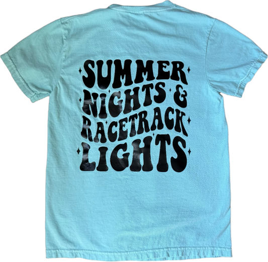 Summer Nights & Racetrack Lights T-Shirt