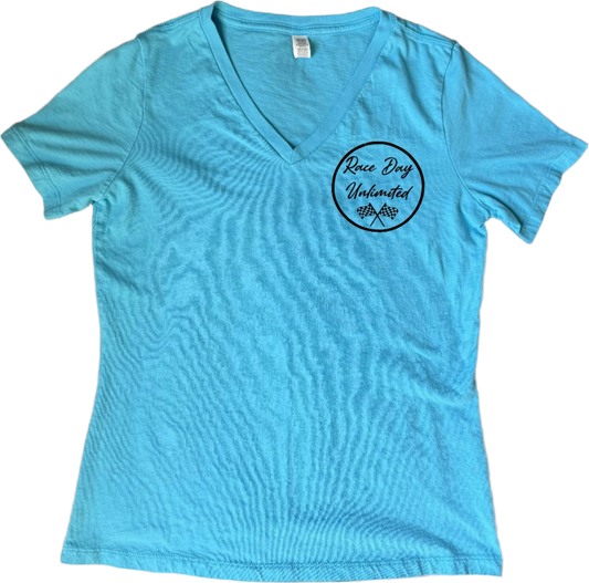 Call Me Pretty & Take Me Racing Women's V-Neck T-Shirt