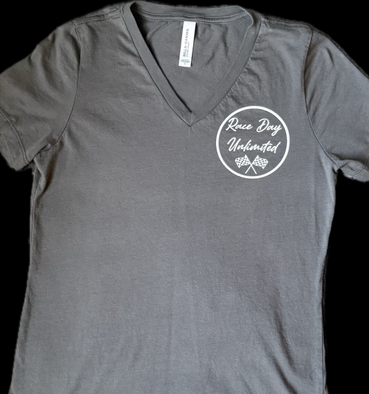 Race Day Unlimited Women's V-Neck T-Shirt