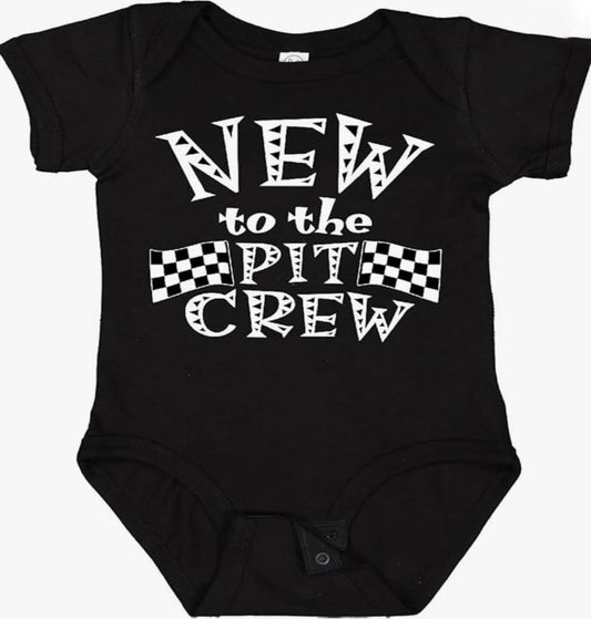 Baby/Toddler New to the Pit Crew Onesie