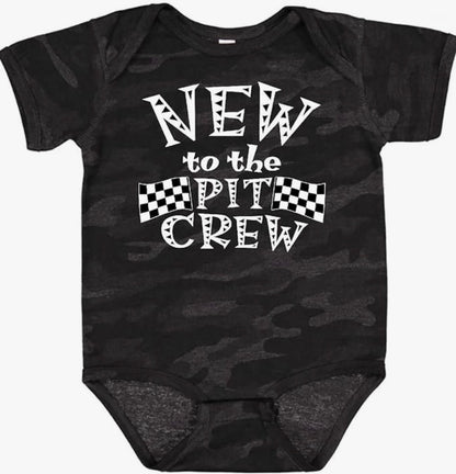 Baby/Toddler New to the Pit Crew Onesie